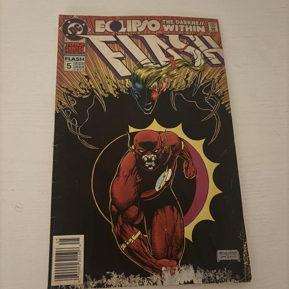 The Flash Annual DC Comics #5 1992 Eclipso Darkness Within Color Comic Book